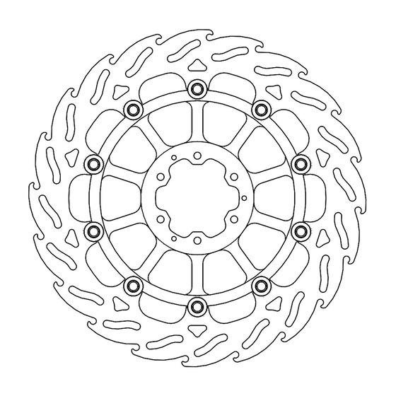 CRF 1000 L AFRICA TWIN (2016 - 2019) flame floating brake rotor | MOTO-MASTER