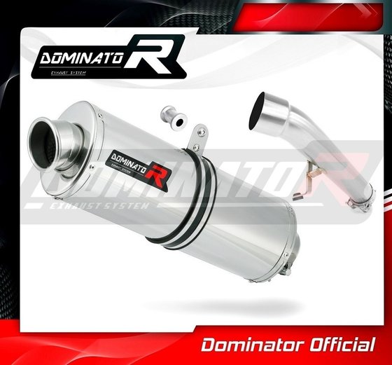 CBR 600 F (1999 - 2000) exhaust silencer oval | Dominator