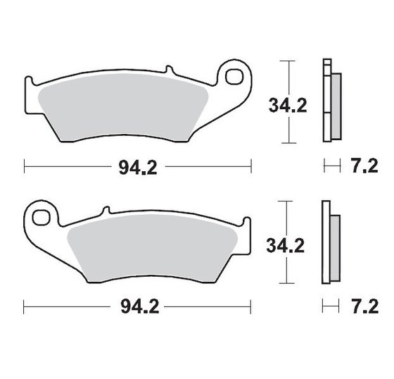 TRX 450 (2004 - 2013) racing brake pads | MOTO-MASTER