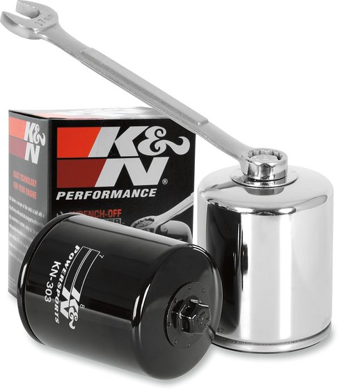 NT 650 V DEAUVILLE (1988 - 2005) k&n oil filter chrome | K & N