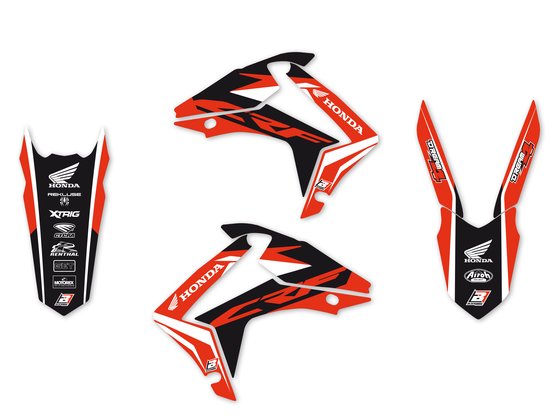 CRF 250 L (2014 - 2017) graphic kit with seat cover for crf250 14-17 | BLACKBIRD RACING