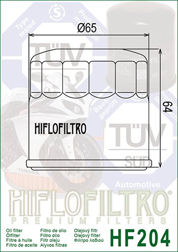 VTX 1800 C (2002 - 2008) oil filter | Hiflofiltro