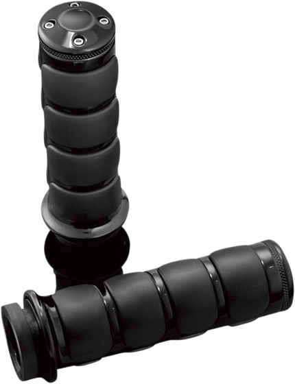 VTX 1800 T (2007 - 2008) "iso black handlebar grips" | KURYAKYN