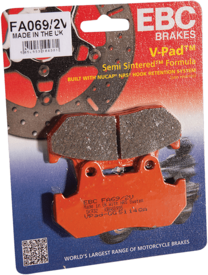 CN 250 HELIX (1987 - 1998) british made organic fa series brake pads | EBC