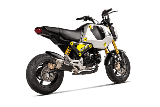 MSX 125 GROM (2014 - 2022) slip-on line titanium muffler | AKRAPOVIC