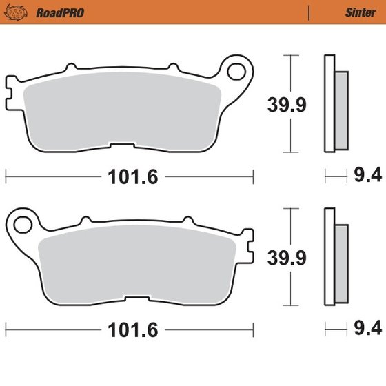 VFR 1200 X CROSSTOURER (2012 - 2020) sintered rear brake pad | MOTO-MASTER