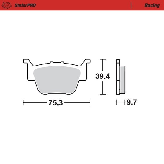 TRX 520 (2020 - 2022) sintered metal racing brake pads | MOTO-MASTER