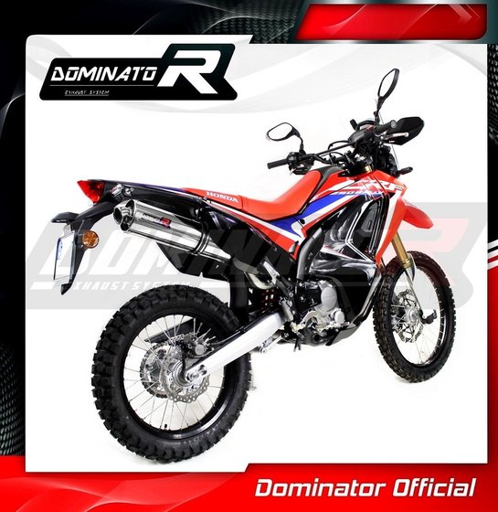 CRF 250 L RALLY (2017 - 2019) exhaust silencer round | Dominator