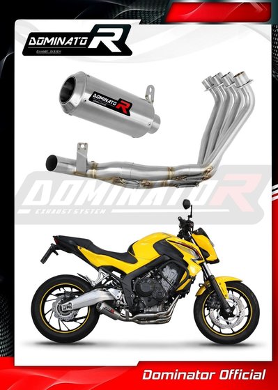 CB 650 F (2014 - 2018) full exhaust system silencer gp | Dominator