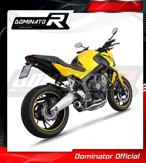 CB 650 F (2014 - 2018) full exhaust system silencer gp black | Dominator