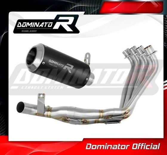 CB 650 F (2014 - 2018) full exhaust system silencer gp black | Dominator