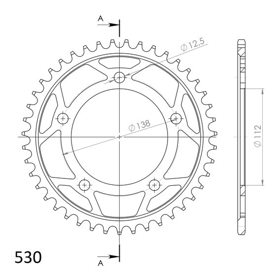 CBR 600 F (1991 - 1996) supersprox / jt rear sprocket 302.43 | Supersprox