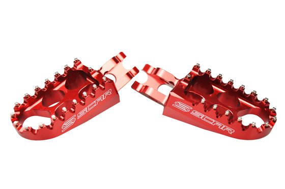 CRF 450 R (2002 - 2022) standard red footpeg | SCAR