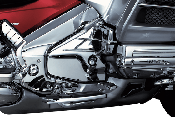 NRX 1800 VALKYRIE RUNE (2014 - 2016) louvered chrome transmission cover for honda gl1800 | KURYAKYN