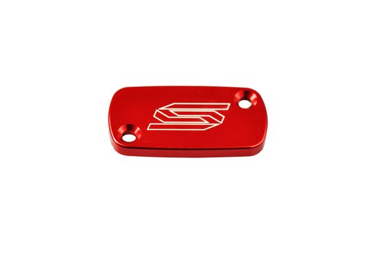 CR 85 R (1998 - 2008) red brake reservoir cap/cover | SCAR