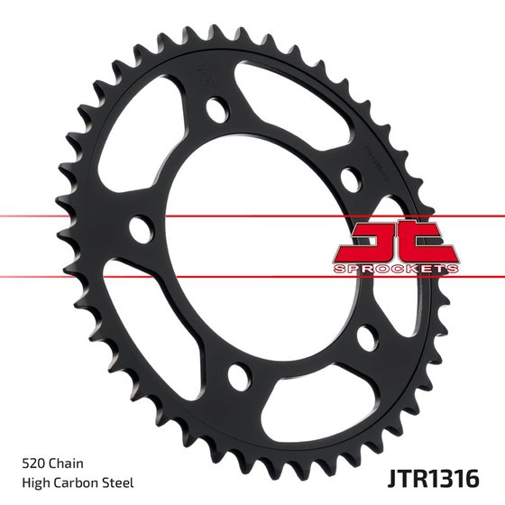 CBR 500 R (2013 - 2021) steel rear sprocket | JT Sprockets