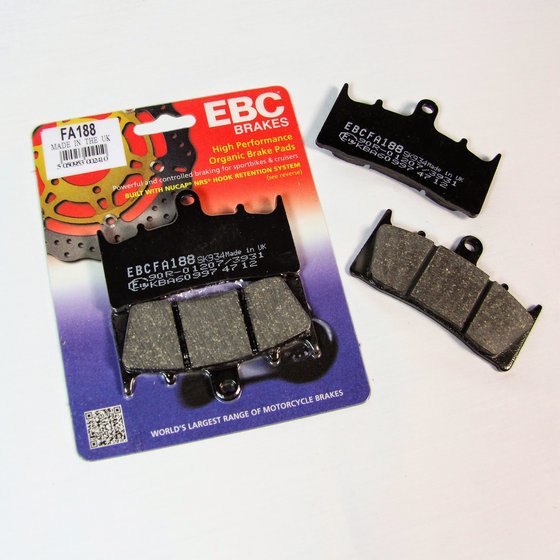 NC 750 X (2014 - 2015) british made organic fa series brake pads | EBC