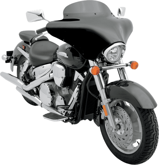 VTX 1800 N (2004 - 2008) standard black batwing fairing windshield - 5" | MEMPHIS SHADES HD