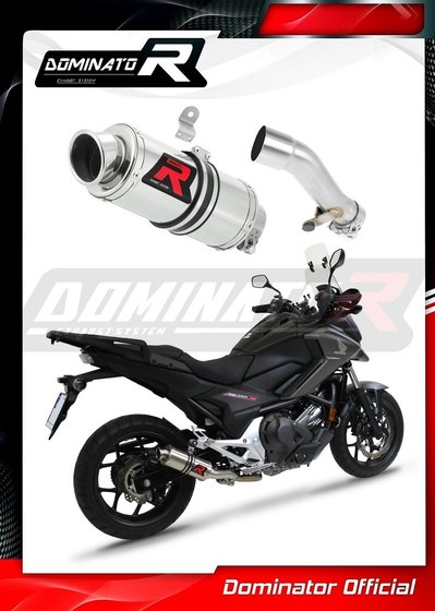 NC 750 X (2012 - 2020) exhaust silencer gp1 | Dominator