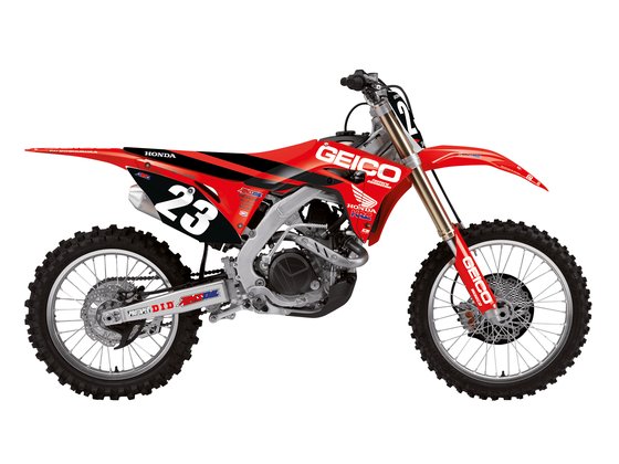 CRF 450 X (2017 - 2018) geico 19 graphic windshield cover | BLACKBIRD RACING