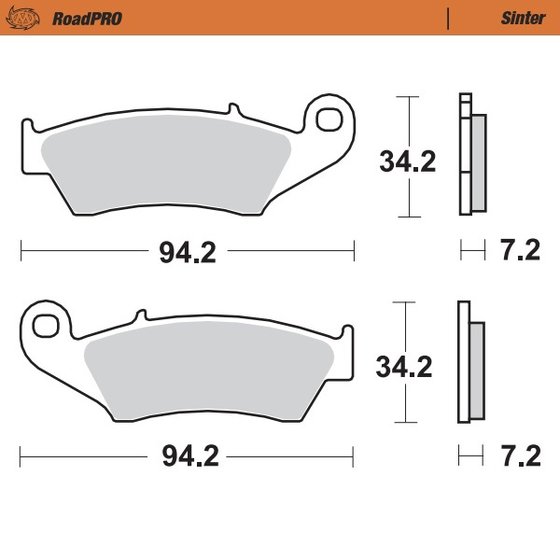 XL 650 V TRANSALP (2000 - 2007) sintered front brake pad | MOTO-MASTER