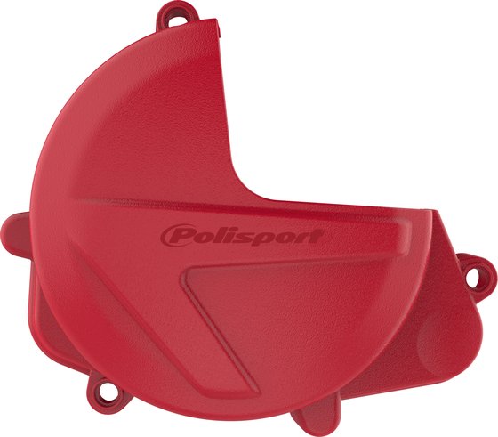 CRF 450 X (2017 - 2018) clutch cover protector red | POLISPORT