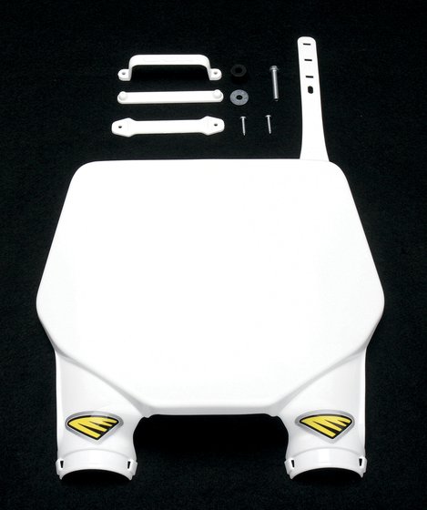 CRF 450 R (2008 - 2008) stadium front number plate - white | CYCRA