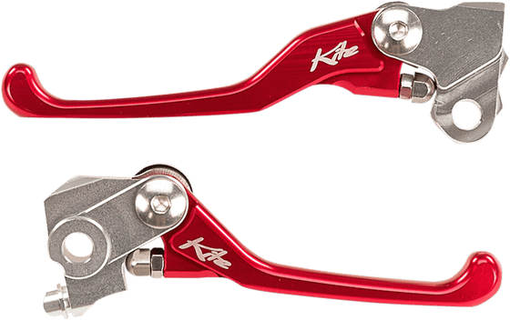 CRF 450 X (2007 - 2021) custom brake and clutch lever set in red | KITE