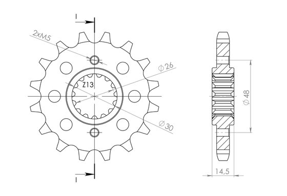 CB 900 F (1979 - 1984) supersprox/jt front sprocket 339.17rb with rubber bush | Supersprox