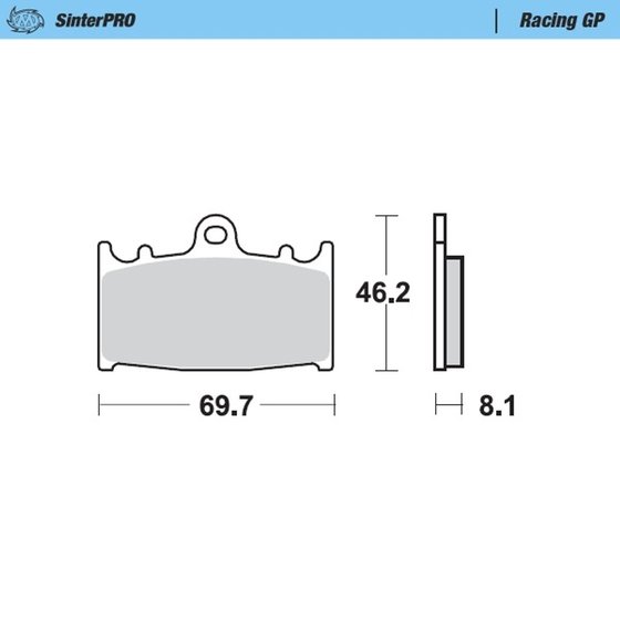 CR 85 R (2003 - 2007) racing brake pads | MOTO-MASTER