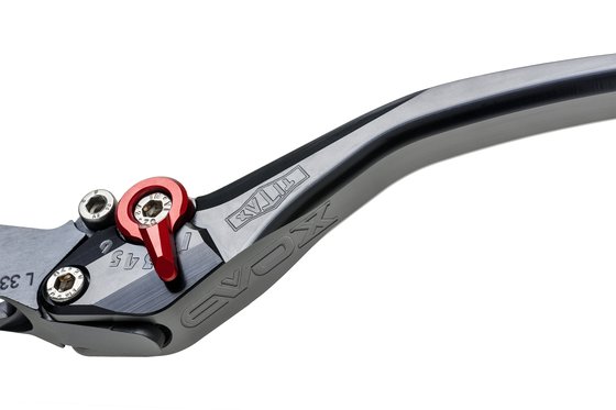 VFR 800 F (1998 - 2011) evo black/red brake lever | TITAX