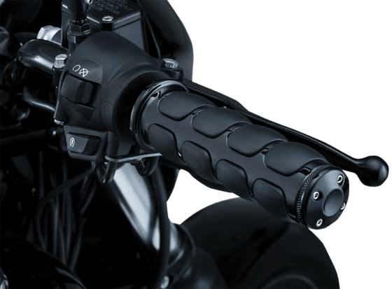 VT 1300 CT INTERSTATE (2010 - 2013) "iso black handlebar grips" | KURYAKYN