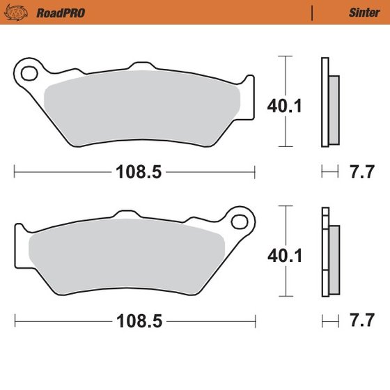 CBR 250 R (2011 - 2014) sintered front brake pad | MOTO-MASTER