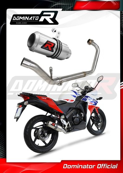 CBR 125 R (2011 - 2018) exhaust full system silencer gp | Dominator