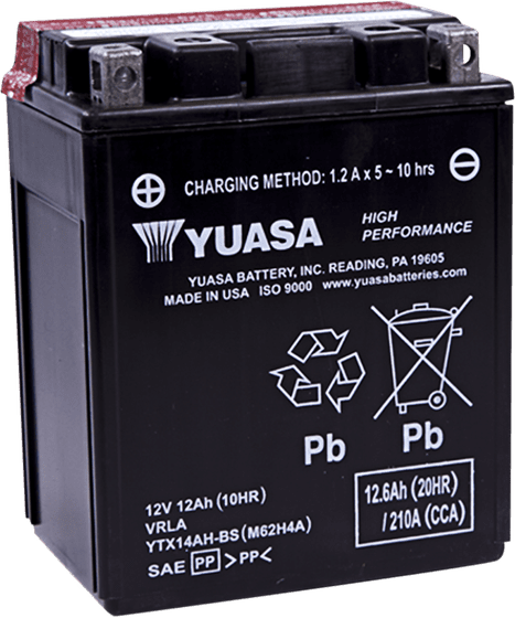 VF 700 C MAGNA (1984 - 1987) ytx14ah-bs 12ah agm-battery 134x89x166mm | YUASA