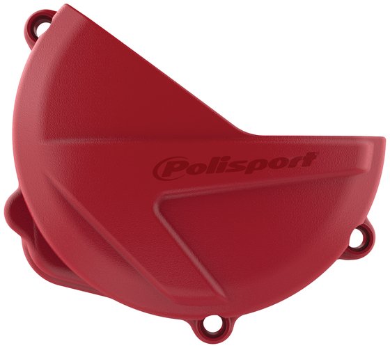 CRF 250 R (2018 - 2023) red clutch cover for honda crf250 | POLISPORT