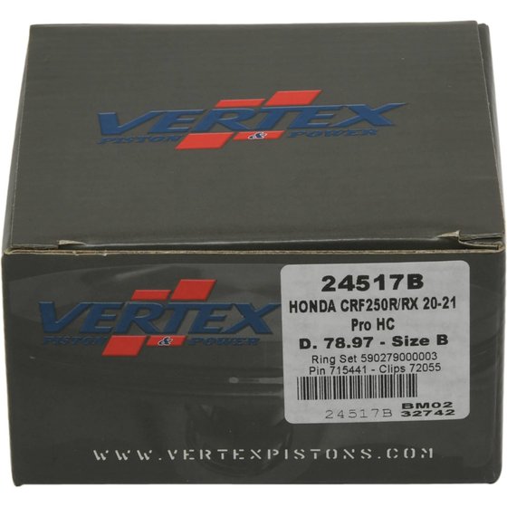 CRF 250 R (2020 - 2021) forged high compression piston kit | Vertex