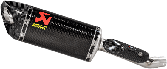 CB 300 R (2018 - 2021) carbon fiber muffler for honda cb300r/cbr300r | AKRAPOVIC