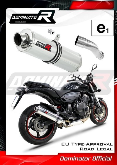 CB 600 F HORNET (2007 - 2013) homologated exhaust silencer round | Dominator