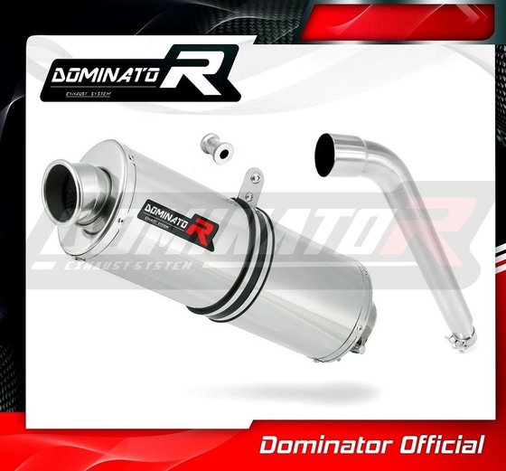 XL 125 V VARADERO (2001 - 2006) exhaust silencer oval | Dominator