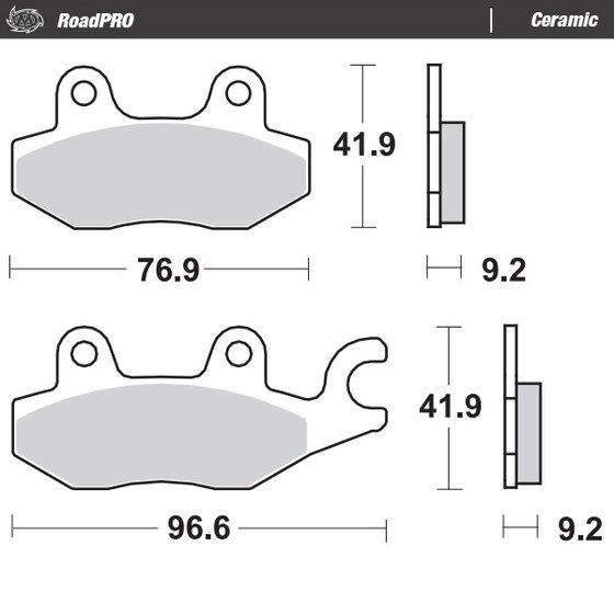 XL 125 V VARADERO (2001 - 2011) ceramic brake pad | MOTO-MASTER