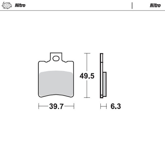 SGX 50 SKY (1997 - 2000) sintered metal brake pad | MOTO-MASTER