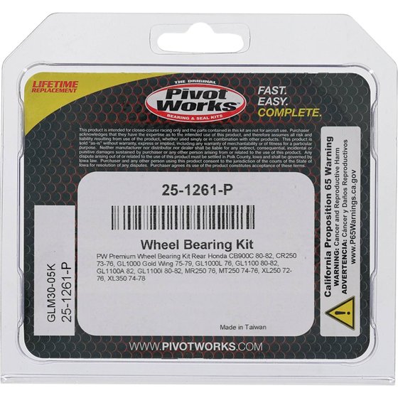 GL 1100 GOLD WING (1980 - 1982) wheel bearing kit rear | All Balls