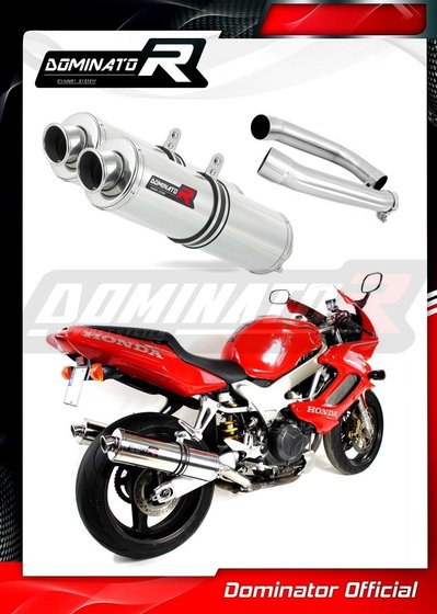 VTR 1000 F SUPERHAWK (1998 - 2001) exhaust silencer round | Dominator