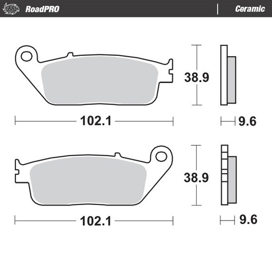 VTX 1300 S (2003 - 2007) ceramic brake pad | MOTO-MASTER