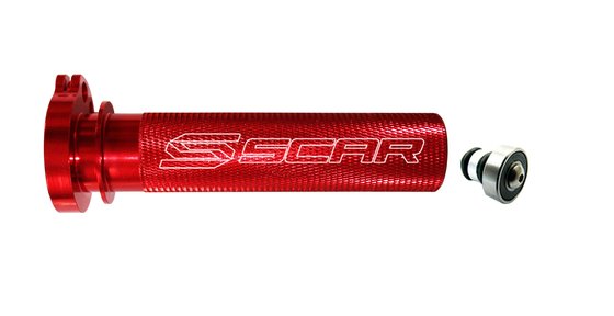 CRF 250 RX (2019 - 2022) aluminum throttle tube & bearing red | SCAR