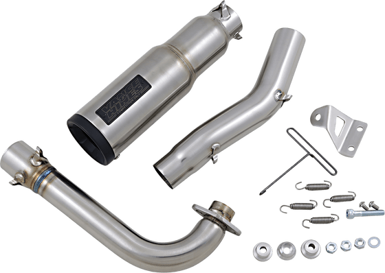 MSX 125 GROM (2017 - 2021) stainless h-grom exhaust muffler | VANCE & HINES