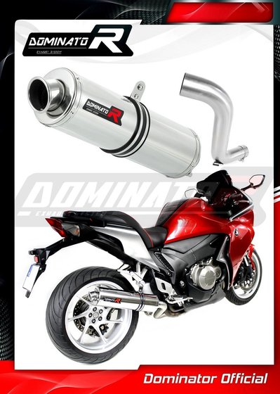 VFR 1200 F (2010 - 2018) exhaust silencer round | Dominator