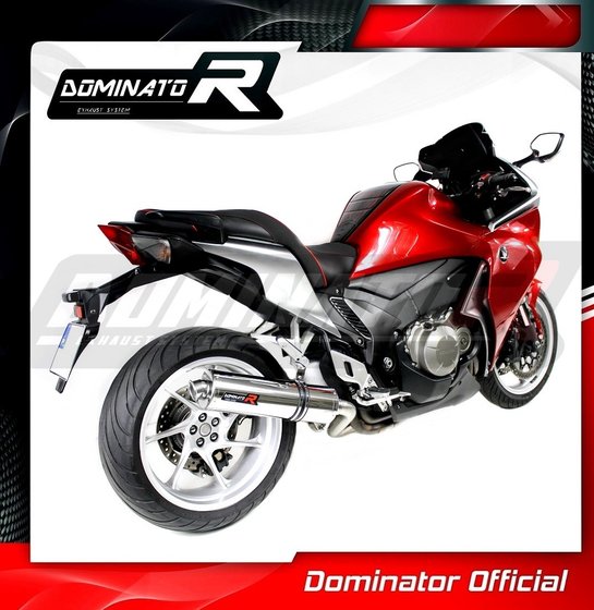 VFR 1200 F (2010 - 2018) exhaust silencer round | Dominator