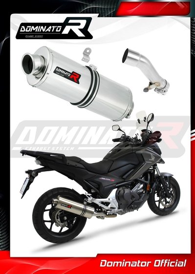 NC 750 S (2012 - 2020) exhaust silencer oval | Dominator